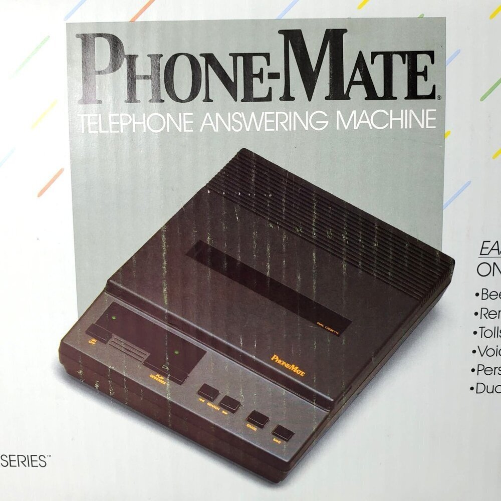 VTG 1986 Phone-Mate Telephone Answering Machine Performance Series 7000 NIB - Picture 3 of 14